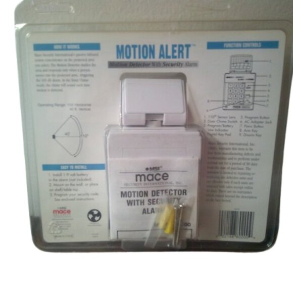 Motion Alert Motion Detector Security Alarm NIP Home Protection w/Keypad - Picture 3 of 3
